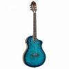Ortega RTPDLX-FMA Flamed Maple Blue Deluxe TourPlayer gitara elektro-klasyczna